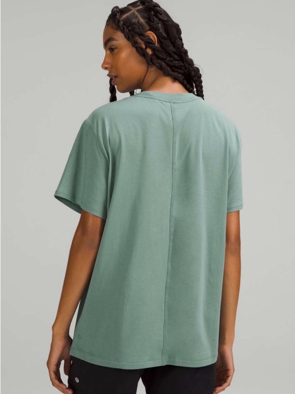 Lululemon All Yours Organic Cotton T-Shirt Relaxed Fit Size Medium